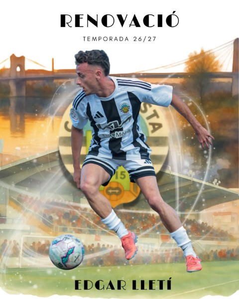 RENOVACI� Temporada 2026-2027: �DGAR LLET�: lateral